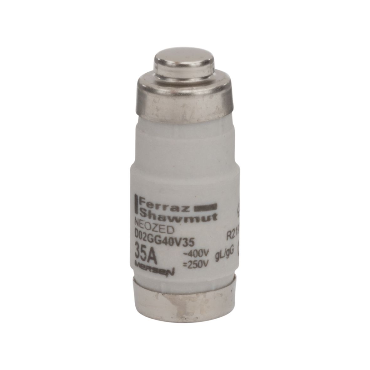 R219826 - Neozed D0 fuse-link gG, 400VAC, D02, 35A, black